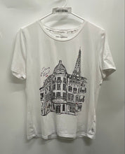 Load image into Gallery viewer, Karl Lagerfeld Womens White Short Sleeve Round Neck Pullover T-Shirt Size Medium