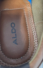 Load image into Gallery viewer, Aldo Mens Brown Leather Lace-Up Round Toe Derby Dress Shoes Size 9.5