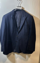 Load image into Gallery viewer, Hugo Boss Mens Blue Long Sleeve Notch Lapel Two-Button Blazer Size 40S
