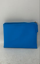 Load image into Gallery viewer, Lacoste x Turkish Airlines Womens Blue Amenity Cosmetic Toiletry Pouch Wallet