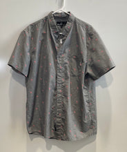 Load image into Gallery viewer, Molokai Surf Co. Mens Gray Printed Short Sleeve Button-Up Shirt Size XL