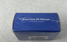 Load image into Gallery viewer, Auto Focus 2K Windows Hello Compatible With Wide-Angle View Webcam