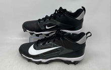Load image into Gallery viewer, Nike Kids Alpha Menace 4 Shark Black White Gray Football Cleats Size 5.5Y