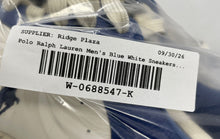 Load image into Gallery viewer, Polo Ralph Lauren Mens Masters Court Blue White Leather Sneakers Shoes Size 10.5