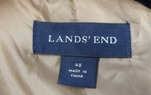 Load image into Gallery viewer, Lands' End Mens Tan Wool Pockets Long Sleeve Collared Overcoat Size 40