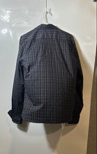 Load image into Gallery viewer, Van Heusen Mens Black Check Slim Fit Long Sleeve Collared Button-Up Shirt Size M