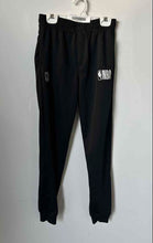 Load image into Gallery viewer, NBA Kids Black Elastic Waist Tapered Leg Jogger Pants Size 14-16
