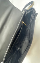 Load image into Gallery viewer, Versace Parfums Womens Medusa Black Zipper Logo Inner Pocket Crossbody Purse