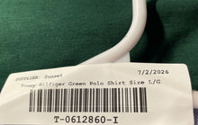 Load image into Gallery viewer, Tommy Hilfiger Mens Green Cotton Short Sleeve Spread Collar Polo Shirt Size L/G