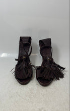 Load image into Gallery viewer, BCBGMaxazria Womens Brown Leather High Stiletto Strappy Heels Size 7.5B
