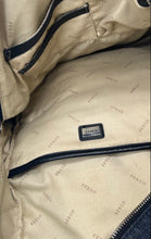 Load image into Gallery viewer, Guess Womens Dark Blue Denim Adjustable Strap Inner Pockets Zip-Around Backpack