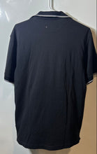 Load image into Gallery viewer, Bugatchi Mens Black Pima Cotton Short Sleeve Regular Fit Polo Shirt Size M