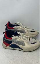 Load image into Gallery viewer, Puma Mens RS-X Hard Drive 369818-03 Beige Gray Red Lace-Up Sneaker Shoes Size 11