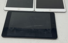 Load image into Gallery viewer, Lot Of 3 Pcs Apple iPad mini A1432 Silver Gray iOS Tablets Not Tested For Parts