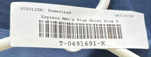 Load image into Gallery viewer, Express Mens Blue 1MX Slim Fit Long Sleeve Collared Button-Up Shirt Size Small