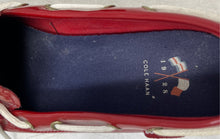 Load image into Gallery viewer, Cole Haan Womens Nantucket W05748 Red Patent Leather Boat Shoes Size 8 1/2B