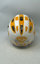 Load image into Gallery viewer, Cascade Mens Yellow White Full-Face Lacrosse Protective Helmet Size Small