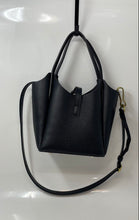 Load image into Gallery viewer, Ptumrlli Womens Black Inner Pockets Detachable Strap Small Shoulder Purse