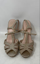 Load image into Gallery viewer, Kate Spade New York Womens Feodora Gold Stiletto Strappy Heels Size 8.5M