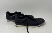 Load image into Gallery viewer, Hugo Boss Mens Black Leather Low Top Lace-Up Sneaker Shoes Size EUR 42