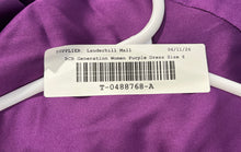 Load image into Gallery viewer, BCBGeneration Womens Purple One Shoulder Ruffle Cocktail Dress Size 6
