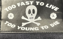 Load image into Gallery viewer, Too Fast To Live Mens Black Denim Dark Wash Pockets Skinny Leg Jeans Size 32