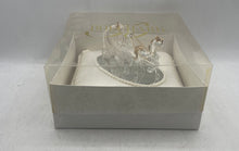 Load image into Gallery viewer, Bouchard Crystal Cinderella Horse Drawn Carriage Ring Pillow Wedding Figurine