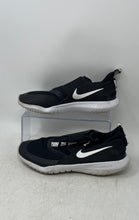 Load image into Gallery viewer, Nike Boys Flex Runner AT4662-001 Black White Slip-On Sneakers Shoes Size 6Y