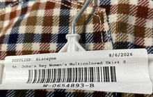 Load image into Gallery viewer, St. John's Bay Womens Multicolor Gingham Pockets Mini Skirt Size 16