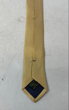 Load image into Gallery viewer, Club Room Mens Yellow Silk Adjustable Formal Pointed Tie One Size