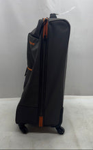 Load image into Gallery viewer, Timberland Unisex Black Orange Soft Side Rolling Travel Luggage Upright Suitcase