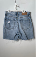 Load image into Gallery viewer, Pacsun Womens Light Blue Frayed Raw Hem Jean Cut-Off Shorts Size 26