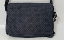 Load image into Gallery viewer, Vera Bradley Womens Little Hipster Blue Quilted Adjustable Strap Crossbody Bag