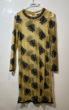 Load image into Gallery viewer, Zara Trafaluc Collection Womens Yellow And Black Long Sleeve Sheath Dress Sz XS