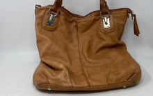 Load image into Gallery viewer, Unbranded Womens Brown Genuine Leather Inner Pockets Lined Tote Handbag No Strap