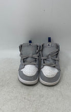 Load image into Gallery viewer, Nike Unisex Baby Air Jordan 1 Mid DQ8425-104 Blue Gray & White Sneaker Shoes 10C