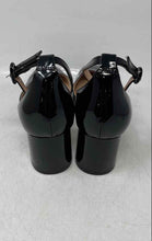 Load image into Gallery viewer, Bandolino Womens Lets Add Black Leather Square Toe Ankle Strap Heels Size 8.5M