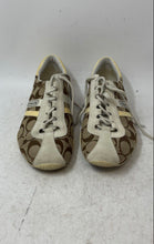 Load image into Gallery viewer, Coach Womens Katelyn Brown Signature Print Lace-Up Sneakers Shoes Size 7.5M