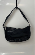 Load image into Gallery viewer, Anne Klein Womens Black Inner Pockets Small Shoulder Hobo Purse