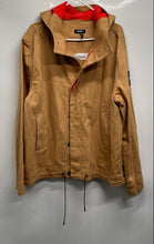 Load image into Gallery viewer, DKNY Mens Brown Long Sleeve Pockets Hooded Utility Jacket Size XL