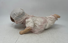 Load image into Gallery viewer, White Pink Brown Hair And Eyes Fashion Porcelain Play Baby Doll