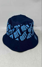 Load image into Gallery viewer, Unisex Blue Logo Print Manchester City Wide Brim Soccer Bucket Hat