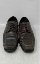 Load image into Gallery viewer, Alfani Mens Brown Leather Square Toe Lace-Up Derby Dress Shoes Size 7M