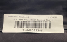 Load image into Gallery viewer, Lululemon Womens Black Elastic Waist Stretch Skinny Leg Ankle Leggings Size 4