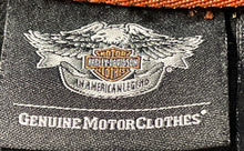 Load image into Gallery viewer, Harley Davidson Mens Black Gray Cotton Short Sleeve Button-Up Shirt Size XL