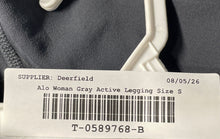 Load image into Gallery viewer, Alo Womens Gray Activewear High Waist Skinny Leg Compression Leggings Size S