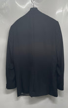 Load image into Gallery viewer, Perry Ellis Mens Black Long Sleeve Notch Lapel Two-Button Blazer Size 42L