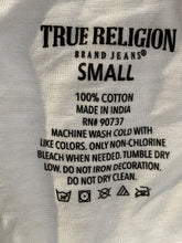 Load image into Gallery viewer, True Religion Mens White Cotton Short Sleeve Pullover T-Shirt Size Small