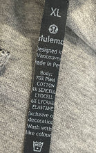 Load image into Gallery viewer, Lululemon Mens Gray Heather Long Sleeve Henley Neck Comfort T-Shirt Size XL