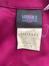 Load image into Gallery viewer, Authentic Versace Jeans Couture Mens Dark Pink Long Sleeve Button-Up Shirt Sz M